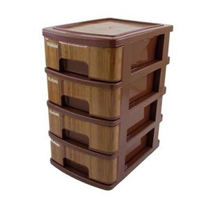 فایل و جاقاشقی کشویی 4 طبقه طرح چوب