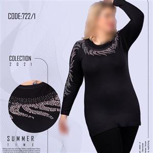 تونیک قواره دار بلند خارجی نگین کاری شده فوقالعاده عالی و زیبا