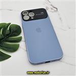 قاب گوشی iPhone 13 Pro Max آیفون مدل PVD اورجینال ضد خش پشت گلس شیشه ای Camera Lens محافظ لنز دار آبی سیرا کد 593