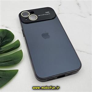 قاب گوشی iPhone 14 آیفون مدل PVD اورجینال ضد خش پشت گلس شیشه ای Camera Lens محافظ لنز دار مشکی گرافیت کد 95