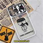 قاب گوشی iPhone 13 Pro آیفون فانتزی دو تکه اورجینال Unique Case طرح کارل لاجرفلد KARL LAGERFELD محافظ لنز دار کد 399