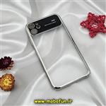 قاب گوشی iPhone 11 آیفون طرح طلقی شیشه ای Camera Lens شفاف اورجینال CREATIVE CASE سری Q SERIES رنگ نقره ای سیلور کد 587