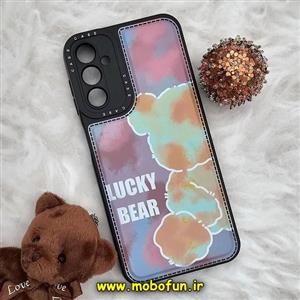 قاب گوشی Galaxy A14 4G - Galaxy A14 5G سامسونگ فانتزی ژله ای اورجینال CASE CASE طرح LUCKY BEAR محافظ لنز دار کد 502