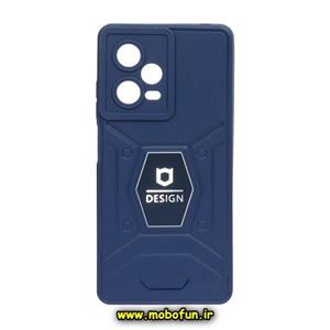 قاب گوشی Redmi Note 12 Pro Plus 5G شیائومی طرح ضد ضربه بتمن فول ژله ای اورجینال DESIGN محافظ لنز دار سرمه ای کد 5