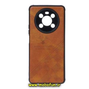 قاب گوشی Honor X9 4G آنر طرح ژله ای چرمی ساده گوزنی عسلی کد 13