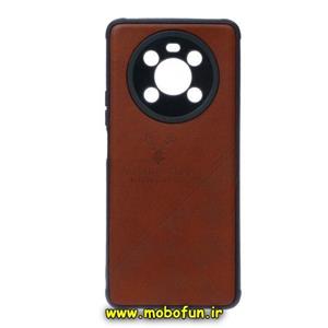 قاب گوشی Honor X9 4G آنر طرح ژله ای چرمی ساده گوزنی قهوه ای کد 14