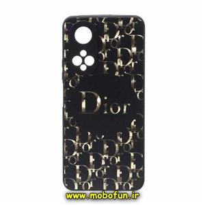 قاب گوشی Honor X7 4G آنر لاکچری دیزاین دیور Dior محافظ لنزدار مشکی کد 128