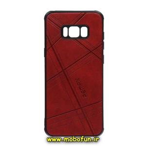 قاب گوشی Galaxy S8 Plus سامسونگ طرح ژله ای چرمی ساده REMAX قرمز کد 104