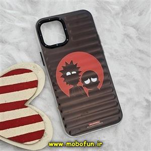 قاب گوشی iPhone 12 - iPhone 12 Pro آیفون طرح rick and morty ضد ضربه هولوگرامی یانگ کیت Unique Case کد 794 