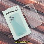 قاب گوشی iPhone 14 Pro آیفون اورجینال آرمور ARMOR طرح طلقی شیشه ای شفاف دکمه کرومی کد 163