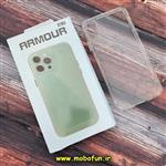 قاب گوشی iPhone XS Max آیفون اورجینال آرمور ARMOR طرح طلقی شیشه ای شفاف دکمه کرومی کد 207