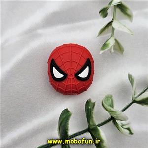 محافظ کابل آیفون مدل سیلیکونی برجسته طرح 3