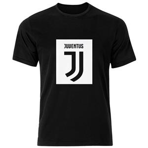 تی شرت مردانه نخی طرح لوگو یوونتوس کد Juventus Clubs Logo 001M 