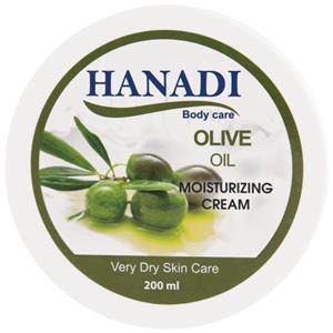 کرم مرطوب کننده هانادی مدل Olive Oil حجم 200 میلی لیتر 