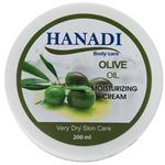 کرم مرطوب کننده هانادی مدل Olive Oil حجم 200 میلی لیتر