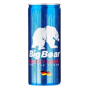 نوشابه انرژی زا بیگ بیر حجم 0.25 لیتر Big Bear Energy Drink 0.25Lit