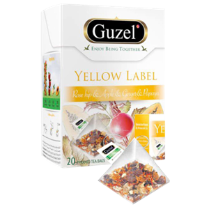 دمنوش کیسه ای گوزل مدل Pink Lable  بسته 20 عددی