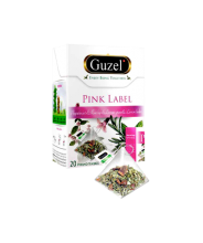 دمنوش کیسه ای گوزل مدل Pink Lable بسته 20 عددی 