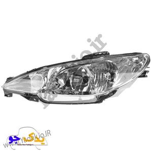 چراغ جلو جمع ساز مدل فابریک مناسب برای پژو 206 بسته 2 عددی