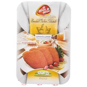 شنیسل مرغ سوخاری شام شام مقدار 500 گرم Sham Sham Breaded Chicken Schnitzel 500gr