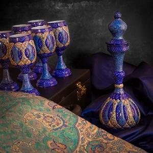 ست شربت خوری میناکاری 
