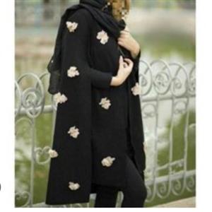 مانتو پانچ  زنانه مشکی شیک