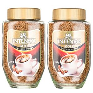 پودر قهوه فوری اینتنسو مدل گلد مجموعه 2 عددی Intenso Gold Coffee 400g 