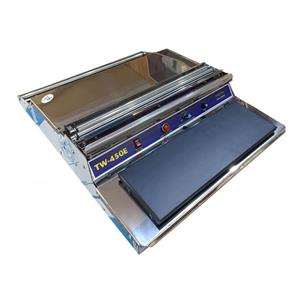 دستگاه سلفون کش رومیزی مدل kw-450E استیل بگیر