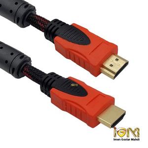 کابل HDMI طول 10 متر سیاه قرمز