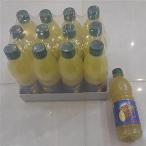 آبمیوه ونوش باکس12تایی 0.5لیتری طعم اناناس بدون گاز و بدون مواد نگه دارنده
