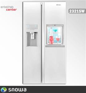 یخچال و فریزر ساید بای ساید اسنوا مدل S8-2321 Snowa S8-2321GW Side By Side Refrigerator