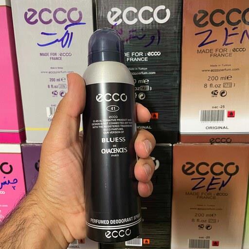 اسپری مردانه اکو مدل Bluess Chacences حجم 200 میلی لیتر