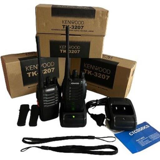 بیسیم واکی تاکی مدل کنوود 3207 اصلی پک 1 عددی به همراه هندزفری فابریک ()