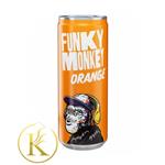 نوشابه انرژی زا فانکی مانکی با طعم پرتقال 330 میل FUNKY MONKEY ORANGE