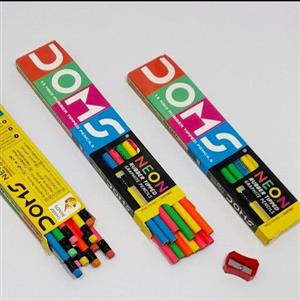 مداد سیاه نئونی پاک کن دار در  رنگ های خوشگل و جذاب