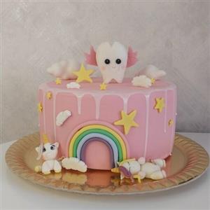 ماکت کیک دندونی قابل سفارش در رنگ وطرح دلخواه