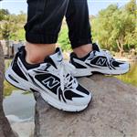 کتونی اسپرت مدل newbalance نیوبالانس 530 مستر (سفید مشکی) کد 1480