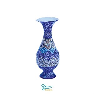 تندیس گلدان مینا 16 سانتی متری کد 015