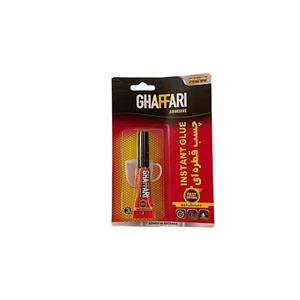 چسب قطره ای غفاری مدل سوپر حجم 3 میلی لیتر بسته 4 عددی
