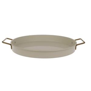 سینی رنگ کرم دسته دار بزرگ آسمان کد 620
