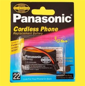 باتری شارژی پاناسونیک  مدل  p. p102اصلمناسب برای تلفن بی سیم