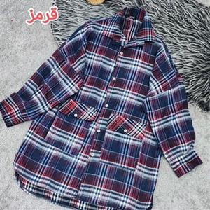 مانتو پشمی چارخونه مانتوپشمی