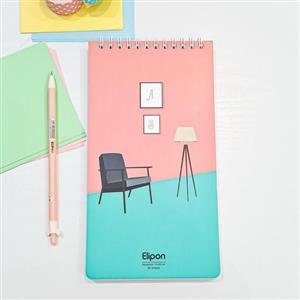 دفترچه یادداشت سیمی 80 برگ