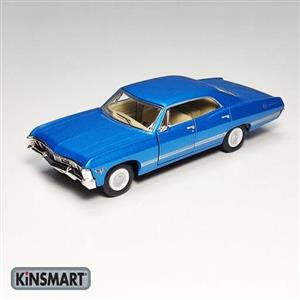ماکت شورولت ایمپالا کینزمارت آبی(  Chevrolet Impala kinsmart)