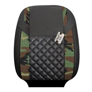 روکش صندلی چرم سوشیانت مدل کاج مناسب برای  کوییک و تیبا دو (2) چریک ارتشی