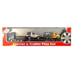ست ماشین بازی پرو انجین مدل tractor trailer playset
