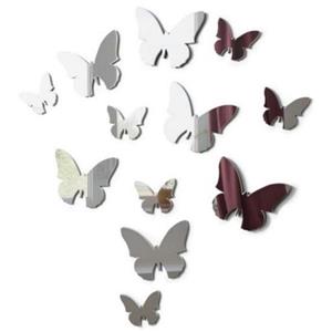 اینه دکوراتیو پدیده پلاس مدل پروانه بسته 10 عددی
