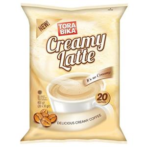 کافی میکس لاته خامه ای 20 عددی تورابیکا  Coffee mix Torabika creamy latte