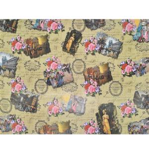 کاغذ کادو طرح کلاسیک بسته 5 عددی