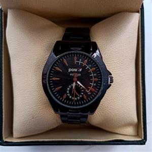 ساعت مردانه  بند فلزی برند Positif ضدآب واشردار قیمت 298000تومان فروش به صورت تک و عمده